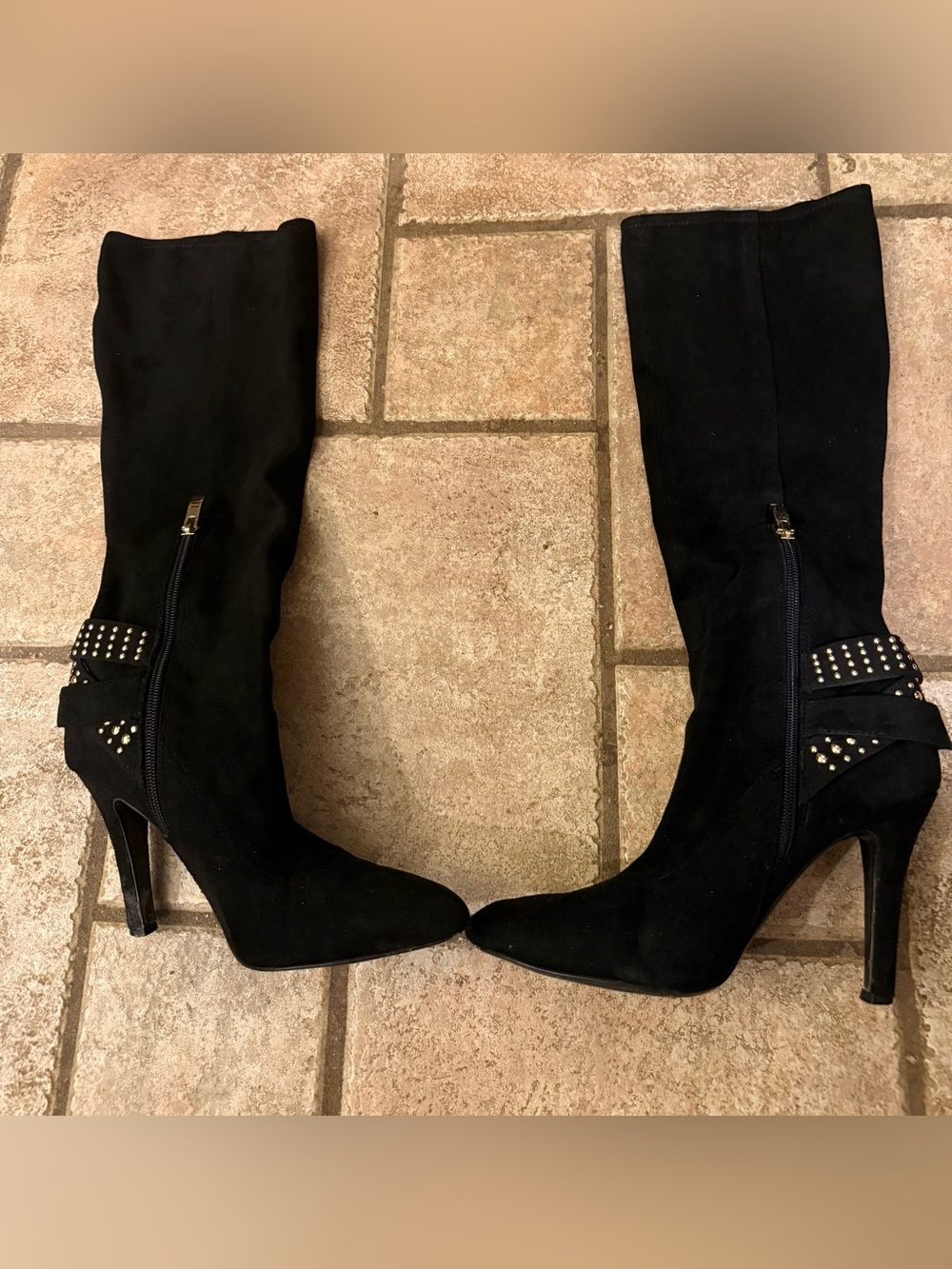 BCBGeneration Eileen Suede Tall Boots - Sz 8